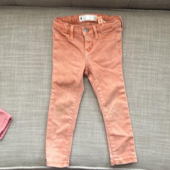BOGO 3x Old Navy Ballerina skinny jeans - olive, pink, orange - 3T - Picture 6 of 7